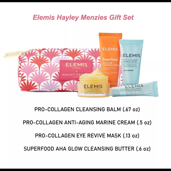 Elemis London X  Hayley Menzies (5 pc) Travel Gift Set Kit - All NEW - Picture 2 of 2
